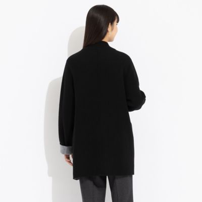 Selection】カシミヤニットリバーシブルコート