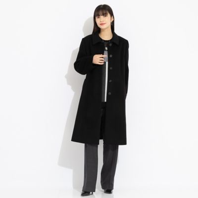 美品　ピュアカシミヤ100%　日本製　ステンカラーコート　ロングコート 楽天市場】【5％クーポン】カシミヤ コート 100% ステンカラー