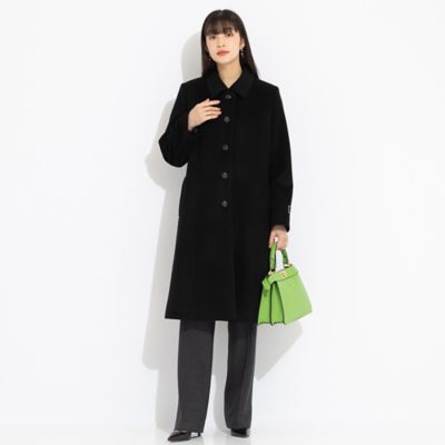 美品　ピュアカシミヤ100%　日本製　ステンカラーコート　ロングコート 楽天市場】【5％クーポン】カシミヤ コート 100% ステンカラー