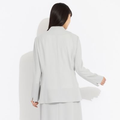 【セットアップ対応】デニット　ノーカラージャケット（５０１０１５４２）