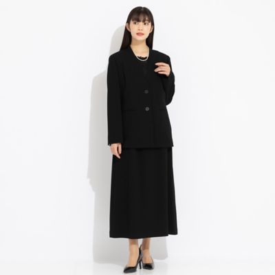 【セットアップ対応】デニット　ノーカラージャケット（５０１０１５４２）