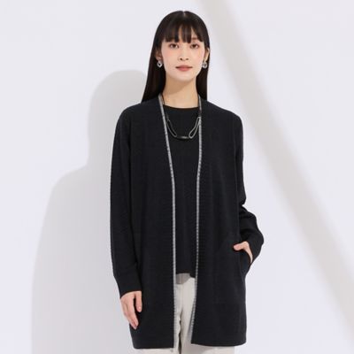 ＜Liliane Burty (Women/大きいサイズ)＞【Ｌ～４Ｌ／アンサンブル対応】着流しカーディガン（５０１０１６０２）