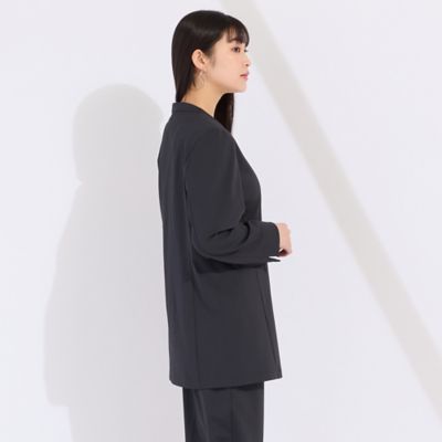 【セットアップ対応】クールラックトリコット　ノーカラージャケット（５０１０２５１２）