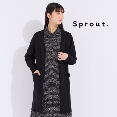 【Ｓｐｒｏｕｔ．】綿ナイロン　Ｖネックニットカーディガン（５０１０２５７１）
