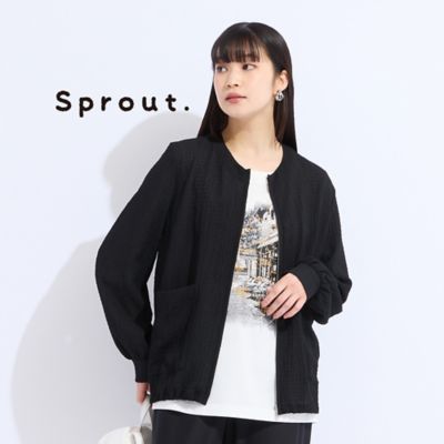 【Ｓｐｒｏｕｔ．】ウォッシャブルシアーストレッチジャケット（５０１０４５５１）