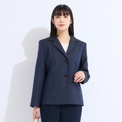11～17号】米沢織シルクサッカーチェックジャケット