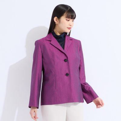 11～17号】米沢織シルクサッカーチェックジャケット