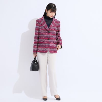 MIYABI☆ラルフローレン ツイードジャケット テーラード ピンク 11 MIYABI☆ラルフローレン ツイードジャケット テーラード ピンク 11