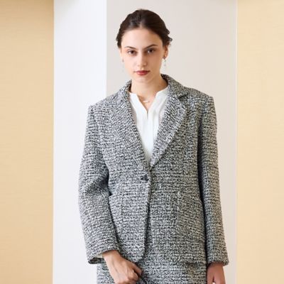 11～17号】シルクツイードテーラードジャケット（50105643