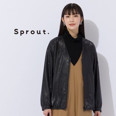 【Ｓｐｒｏｕｔ．】ウォータードロッププリント　ライトジャケット（５０１０６４５３）