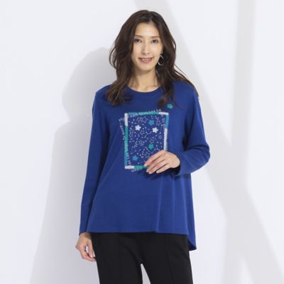 スタースクエア刺繍加工 プルオーバーチュニック