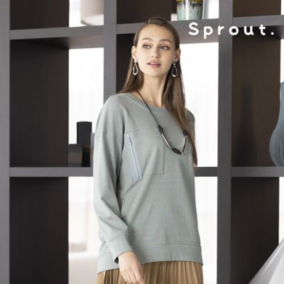 【Ｓｐｒｏｕｔ．】レインボー裏毛 ポケット付きプルオーバー（５０１２２２５１）