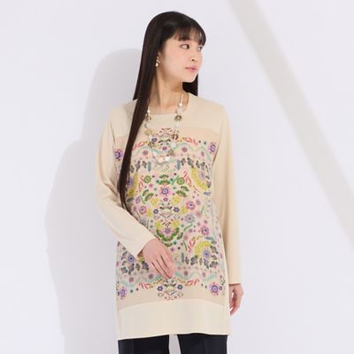 新品タグ付✨リリアンビューティ＊ジョーゼットプリントブラウス 大きいサイズ3L
