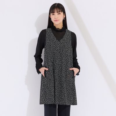 ワイズメッシュ　ハイネックフリルＴシャツ　（５０１２２５０４）