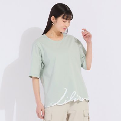 【Ｓｐｒｏｕｔ．】綿ポリエステル　裾ロゴプリントＴシャツ（５０１２２５７１）