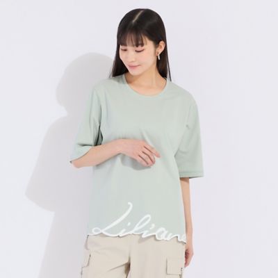 【Ｓｐｒｏｕｔ．】綿ポリエステル　裾ロゴプリントＴシャツ（５０１２２５７１）