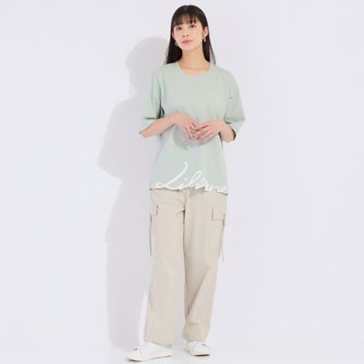 【Ｓｐｒｏｕｔ．】綿ポリエステル　裾ロゴプリントＴシャツ（５０１２２５７１）
