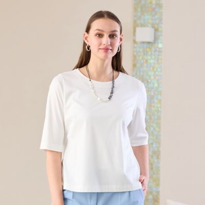 【Ｓｐｒｏｕｔ．】綿混シルケットスムース　無地Ｔシャツ（５０１２２５７２）