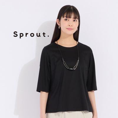 【Ｓｐｒｏｕｔ．】綿混シルケットスムース　無地Ｔシャツ（５０１２２５７２）