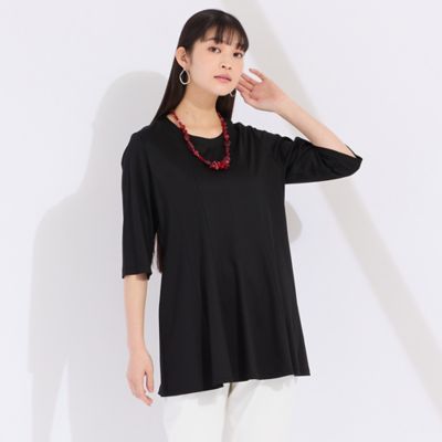 Liliane Burty (Women/大きいサイズ)/リリアン ビューティ シルケットスムース プルオーバーTシャツ(50123502)