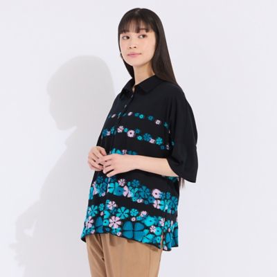 【Ｓｐｒｏｕｔ．】フラワーカットジャカードポロシャツ（５０１２３５５２）