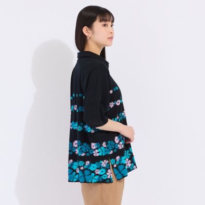 【Ｓｐｒｏｕｔ．】フラワーカットジャカードポロシャツ（５０１２３５５２）