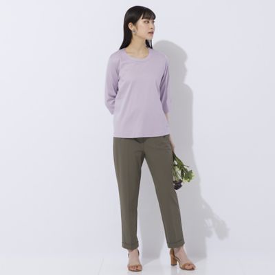 【Ｓｐｒｏｕｔ．】バイオシルケットスムース　ロゴ刺繍Ｔシャツ（５０１２５４５２）