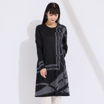 M～4L】オーナメントチュニックTシャツ（50126502