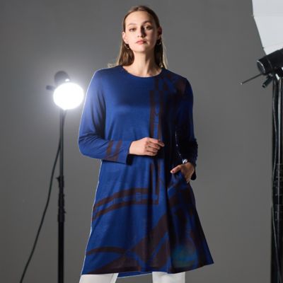 M～4L】オーナメントチュニックTシャツ（50126502