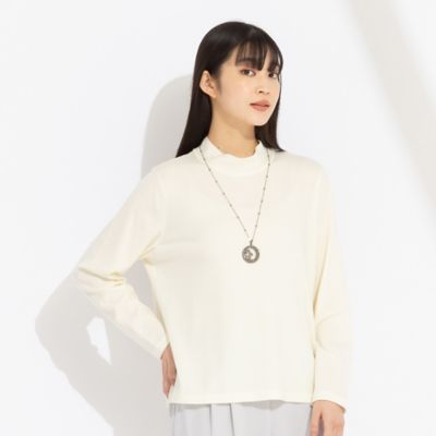 Liliane Burty (Women/大きいサイズ)/リリアン ビューティ ハイゲージハイネックニット(50131502)