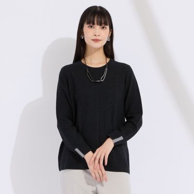 L～4L／アンサンブル対応】プルオーバーニット（50131602