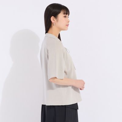 【Ｓｐｒｏｕｔ．】ウォッシャブル　レースアップポロニット　（５０１３３５５１）