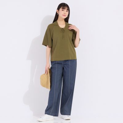 【Ｓｐｒｏｕｔ．】ウォッシャブル　レースアップポロニット　（５０１３３５５１）