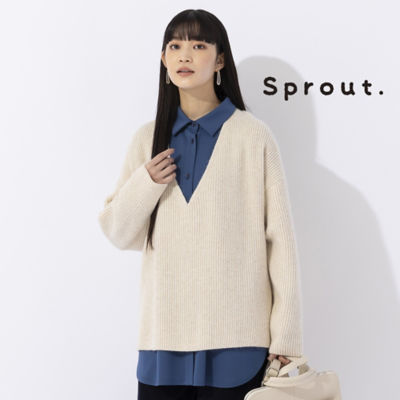 製造元特別価格 美品◇TRICOT CHIC イタリア ウール アンゴラ ニット