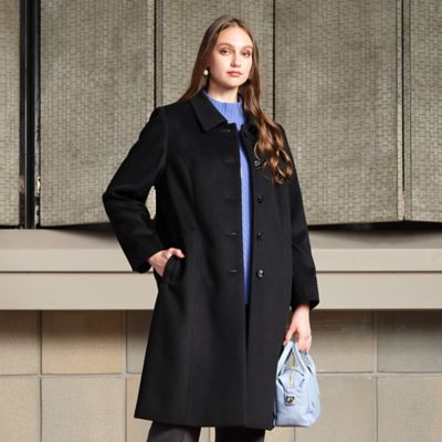 Selection】カシミヤ ハイネックプルオーバーニット