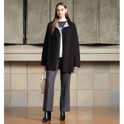 Selection】パッチワーク風 カシミヤニットプルオーバー