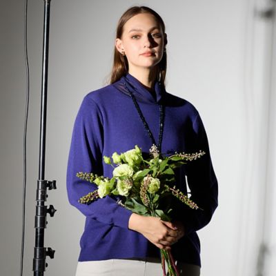 リリアンビューティ（Liliane Burty）/【L〜４L・アンサンブル対応】シアーネックプルオーバーニット L～4L・アンサンブル対応】シアーネックプルオーバーニット