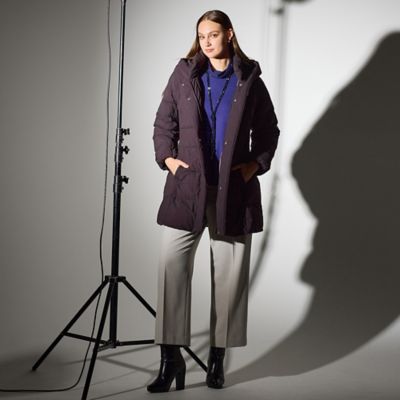 L～4L・アンサンブル対応】シアーネックプルオーバーニット