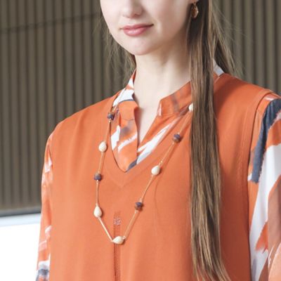 ミックスカラー　ネックレス（５０１４１４０４）