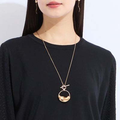 ＜Liliane Burty (Women/大きいサイズ)＞リングモチーフトグルネックレス（５０１４５５０１）