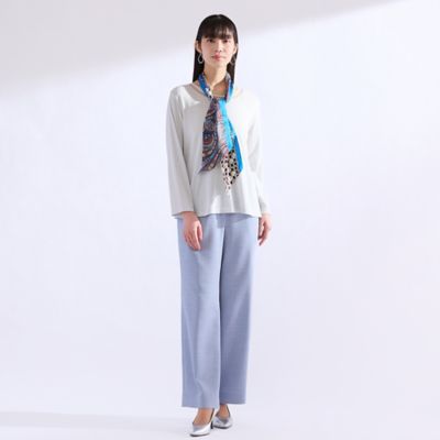 幾何×ペイズリーシルクスカーフ（50163602） | Liliane Burty