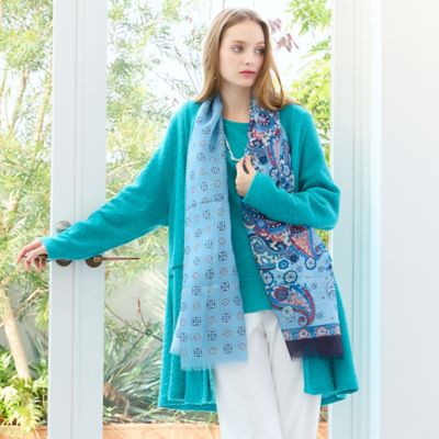 イタリア製 ペイズリープリントストール（50163605