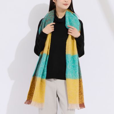 フランス製チェックストール（50166506） | Liliane Burty