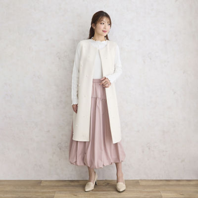 パールロングジレ（51001401） | Rose Tiara (Women