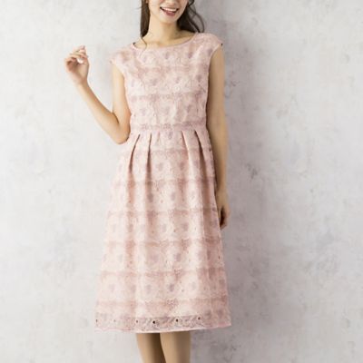 オーガンジーフラワー刺繍ワンピース ５１０１１００１ 三越伊勢丹オンラインストア 公式