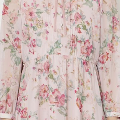 シフォンプリントワンピース（51011605） | Rose Tiara (Women