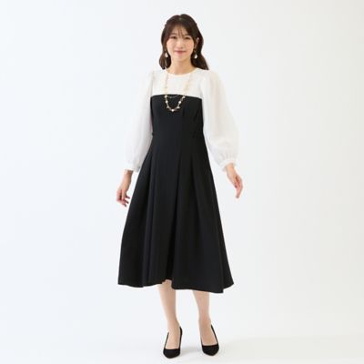 専用ページ(#603) 接触冷感／シワになりにくい】配色切替プリーツワンピース