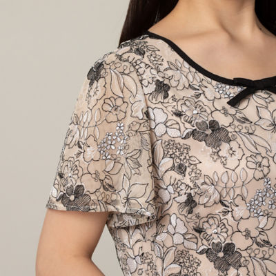 チュール刺繍ワンピース（５１０１２３０３） | ファッション・服 