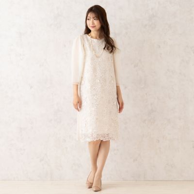 チュール袖ワンピース（５１０１２５０２）