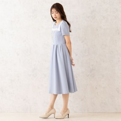 【セットアップ対応】デニムライクワンピース（５１０１２５０４）